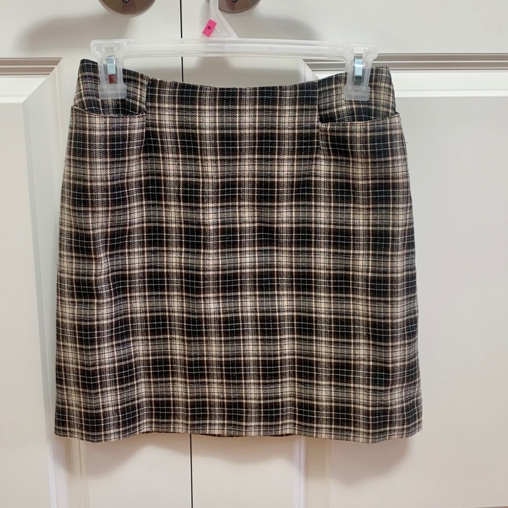 Plaid Mini Skirt